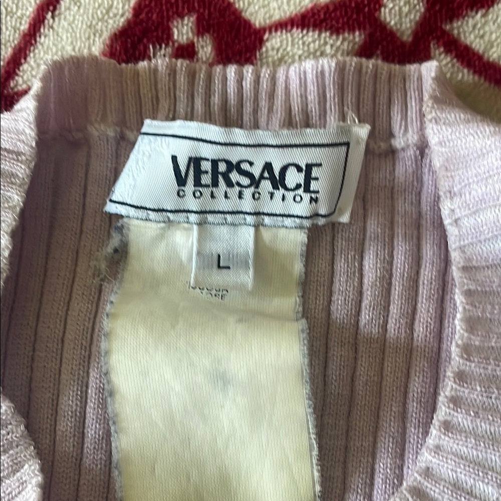 Versace Soft Ribbed Knit Top - Picture 2 of 4